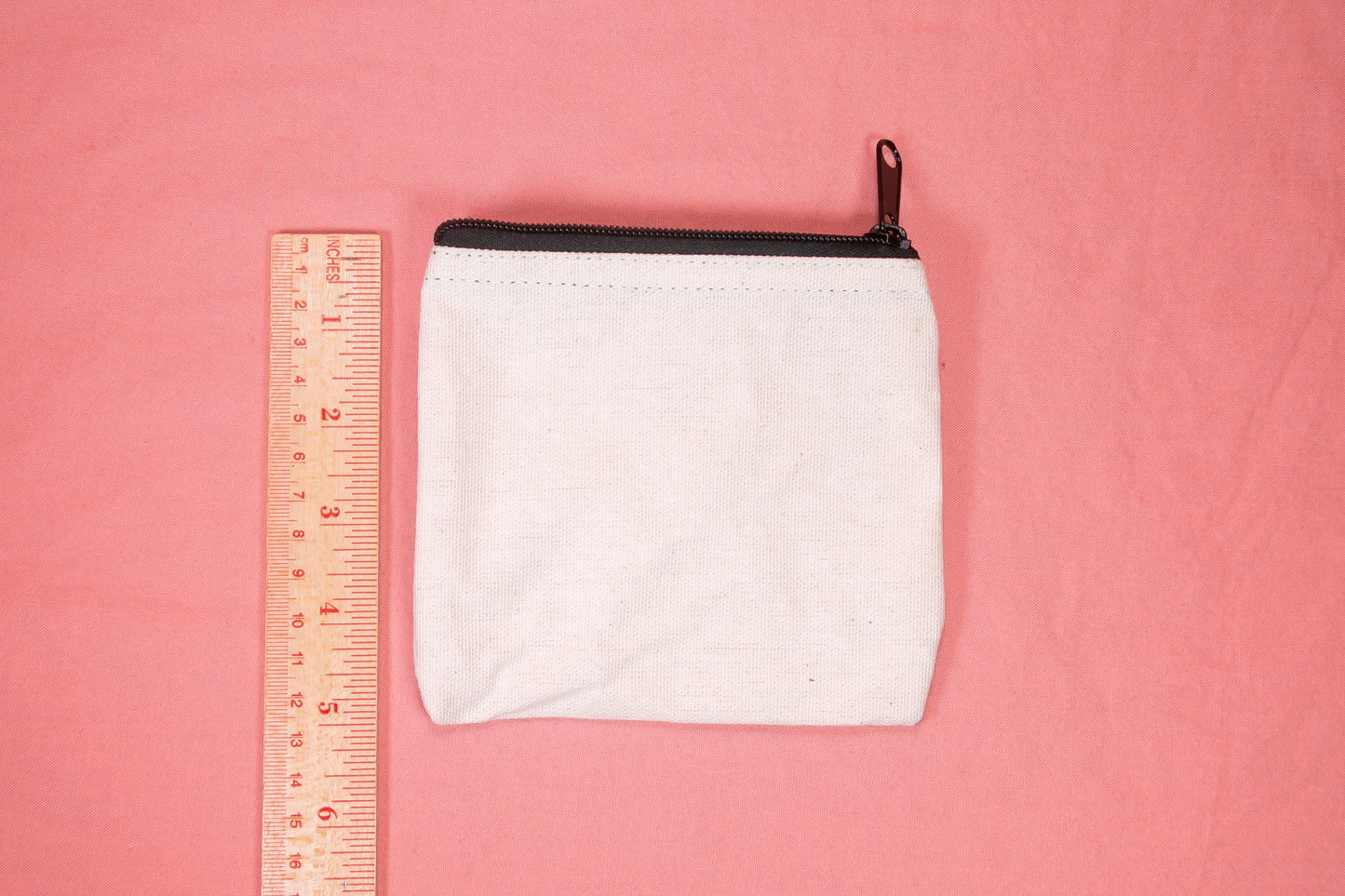 Treat Yourself Canvas Zipper Pouch