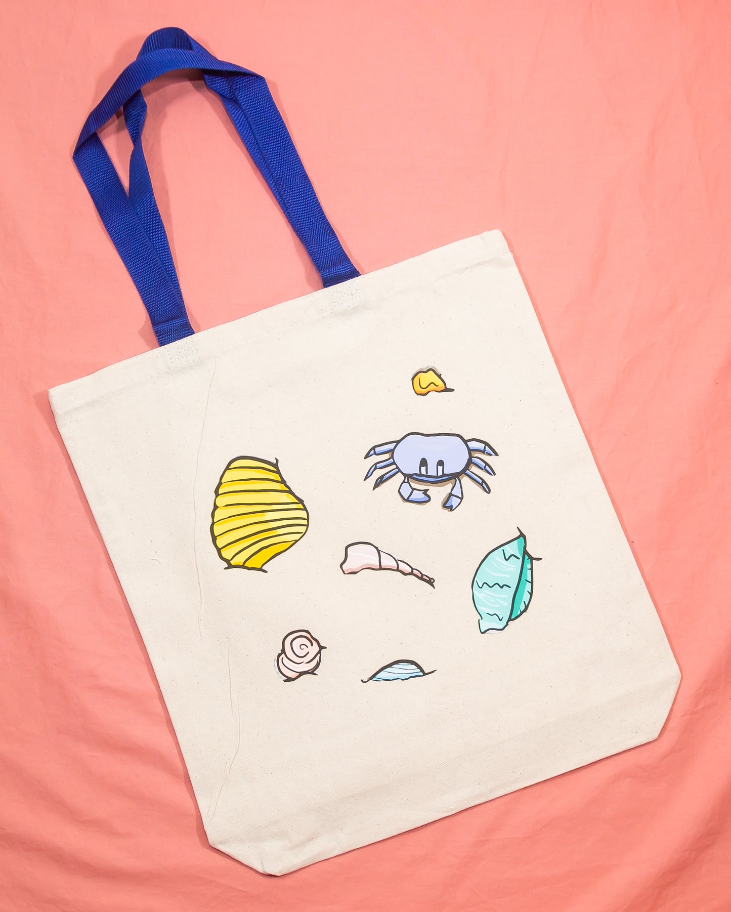 Sandy Beach Canvas Tote Bag