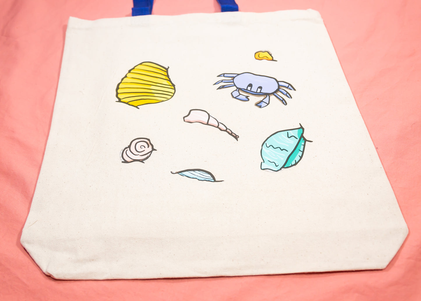Sandy Beach Canvas Tote Bag