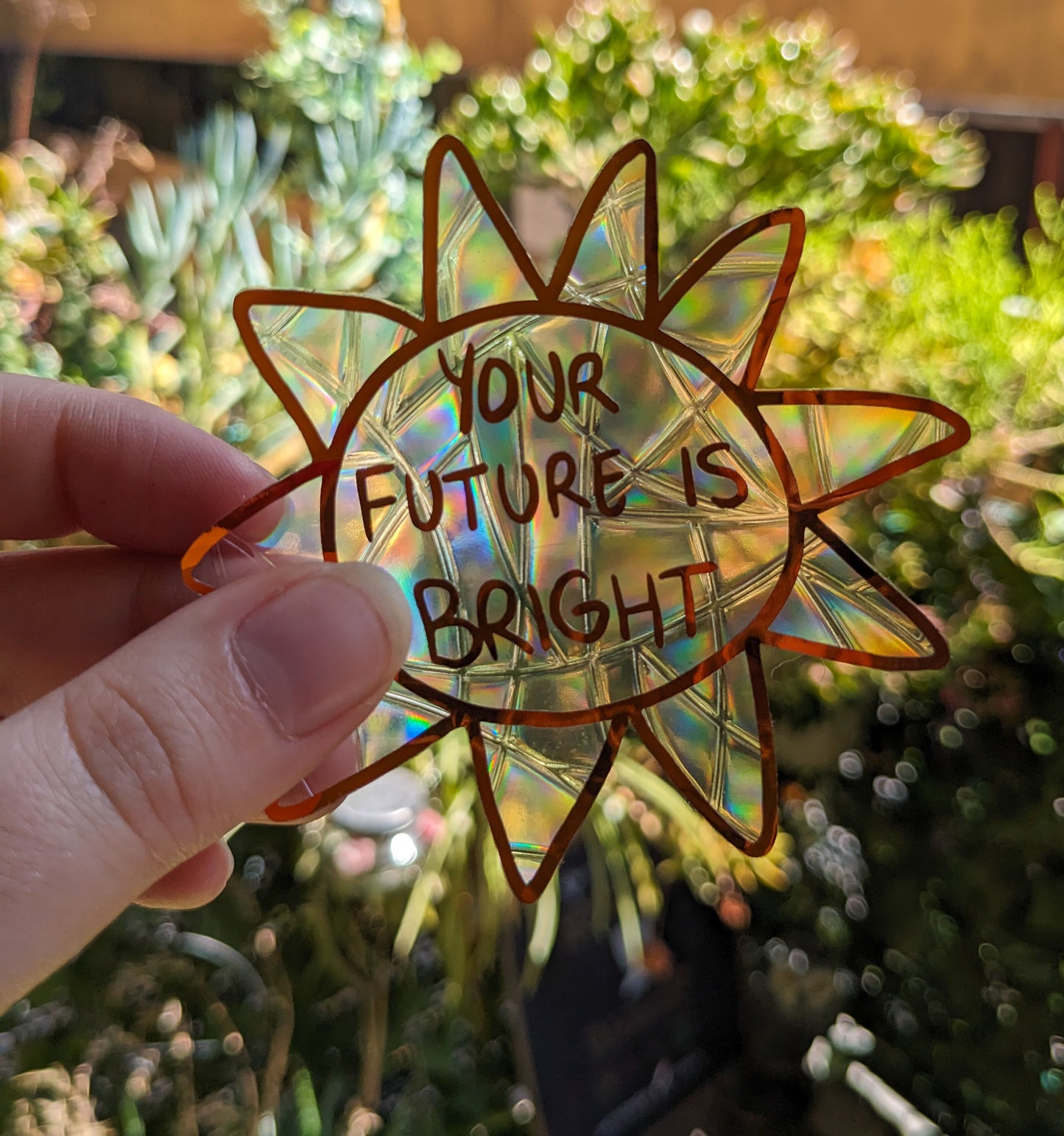 Bright Future Suncatcher Window Cling