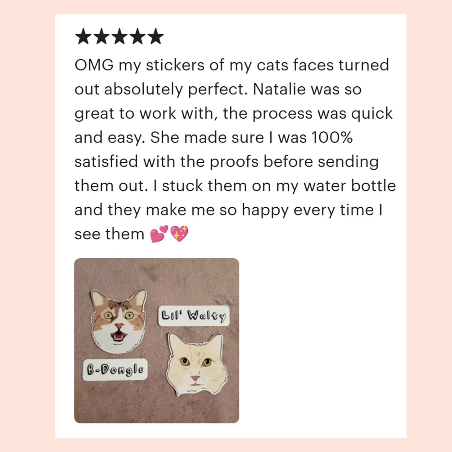 Custom Pet Portrait Stickers