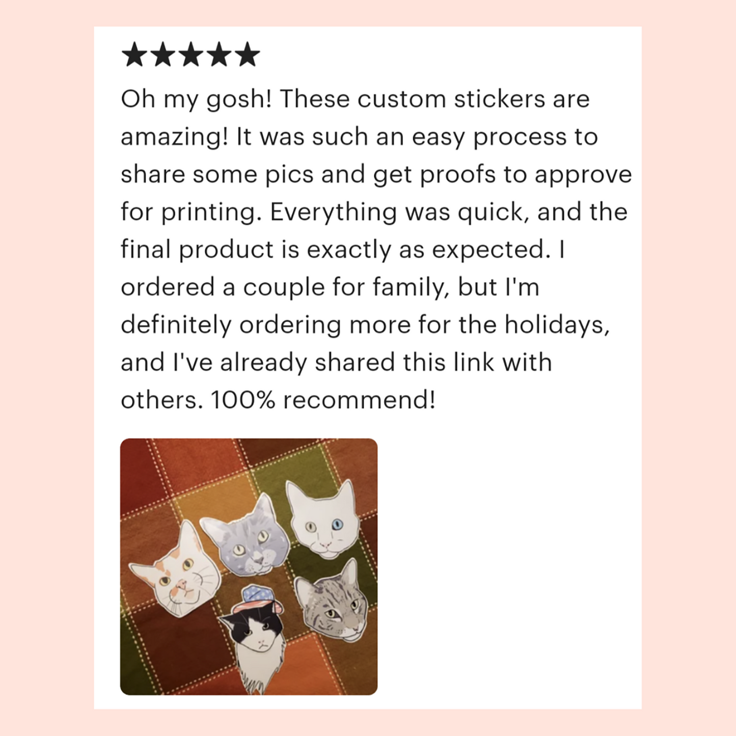 Custom Pet Portrait Stickers