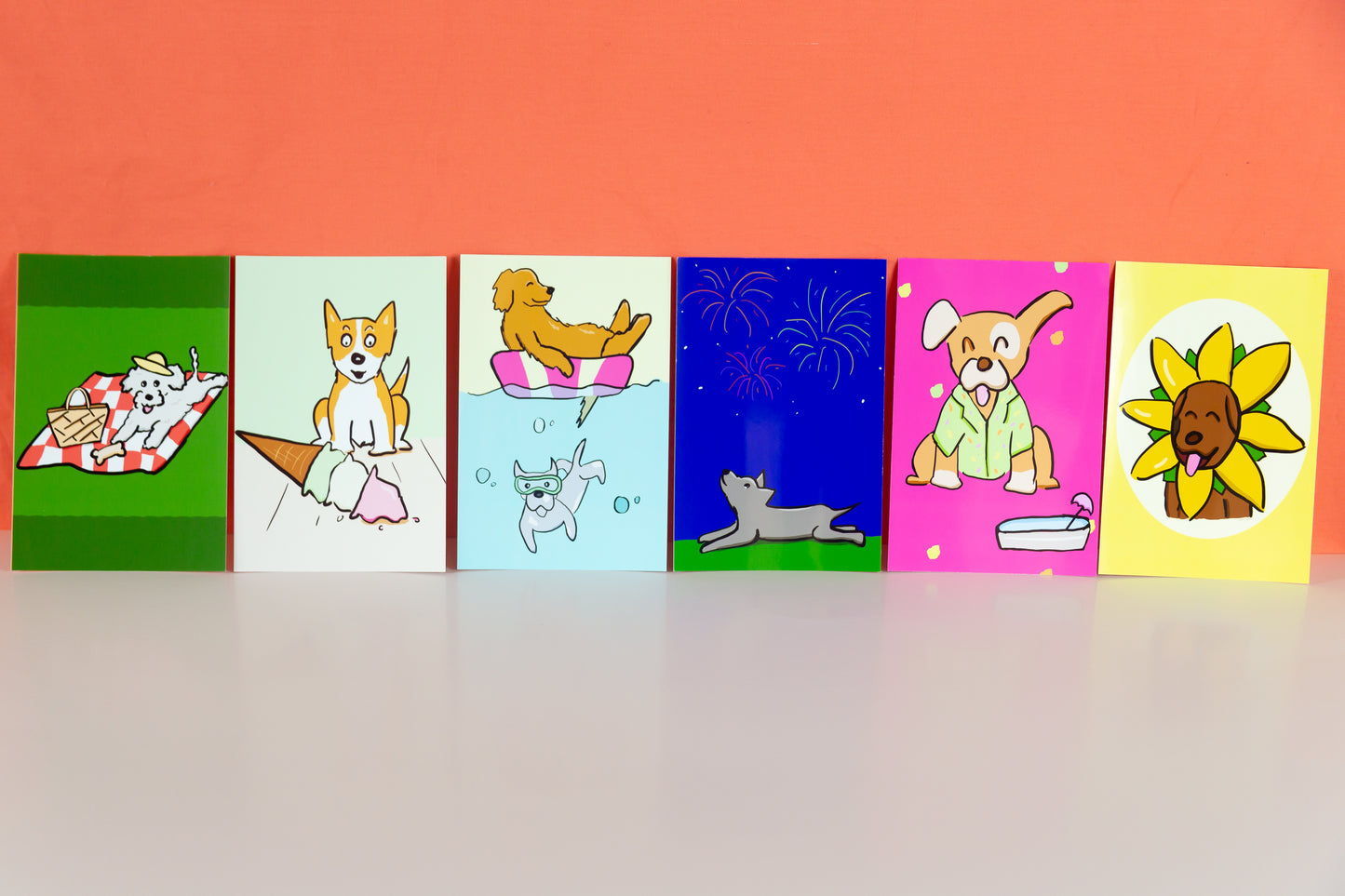 Dog Days of Summer Postcard Set