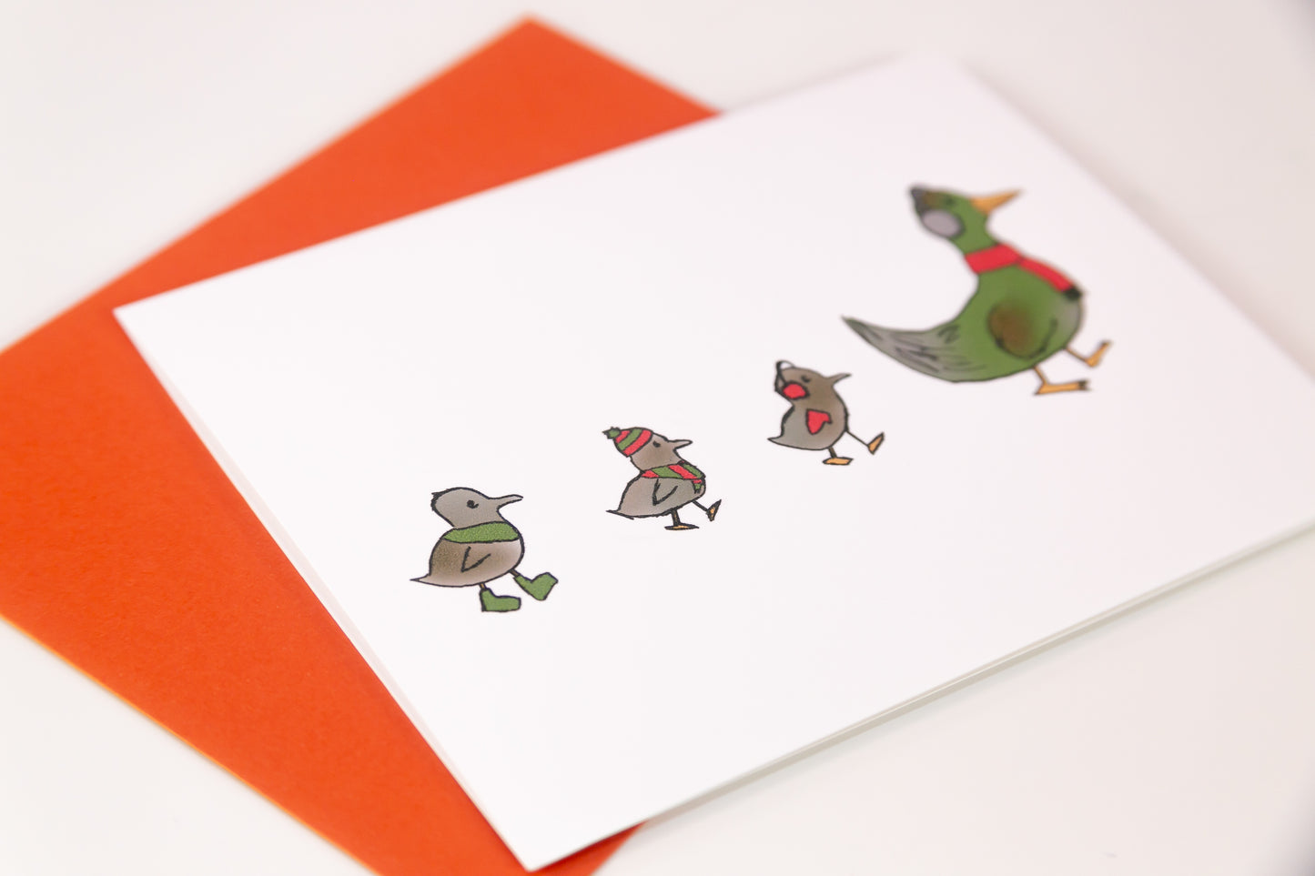 Winter Ducks Greeting Cards