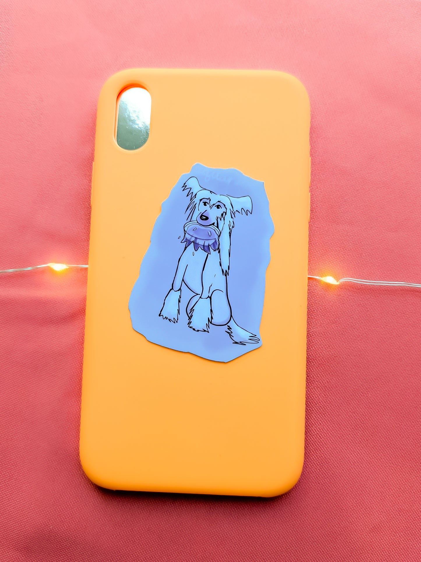 Aquarius Dog Vinyl Sticker