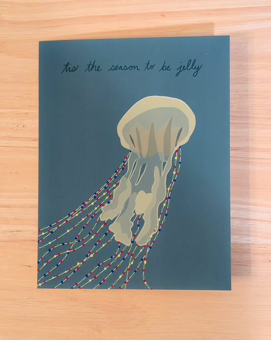 Jolly Jellyfish Christmas Card