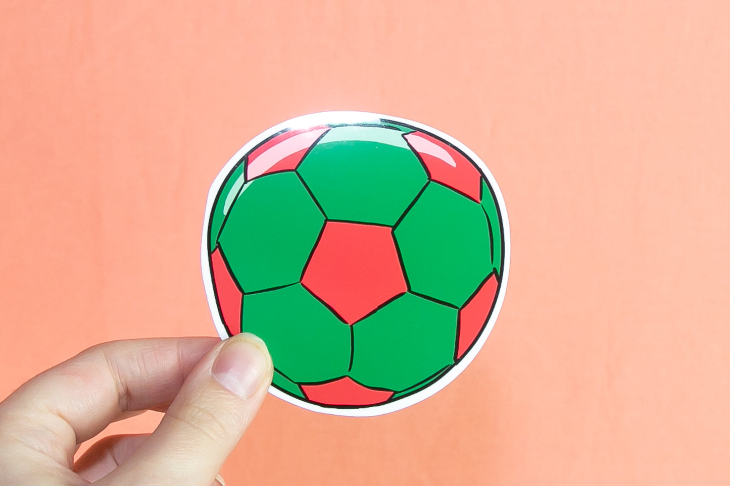 Custom Colors Soccer Sticker