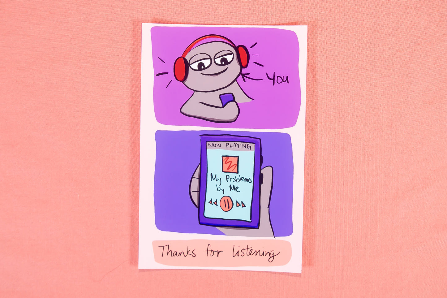 Thank You for Listening Postcard Set