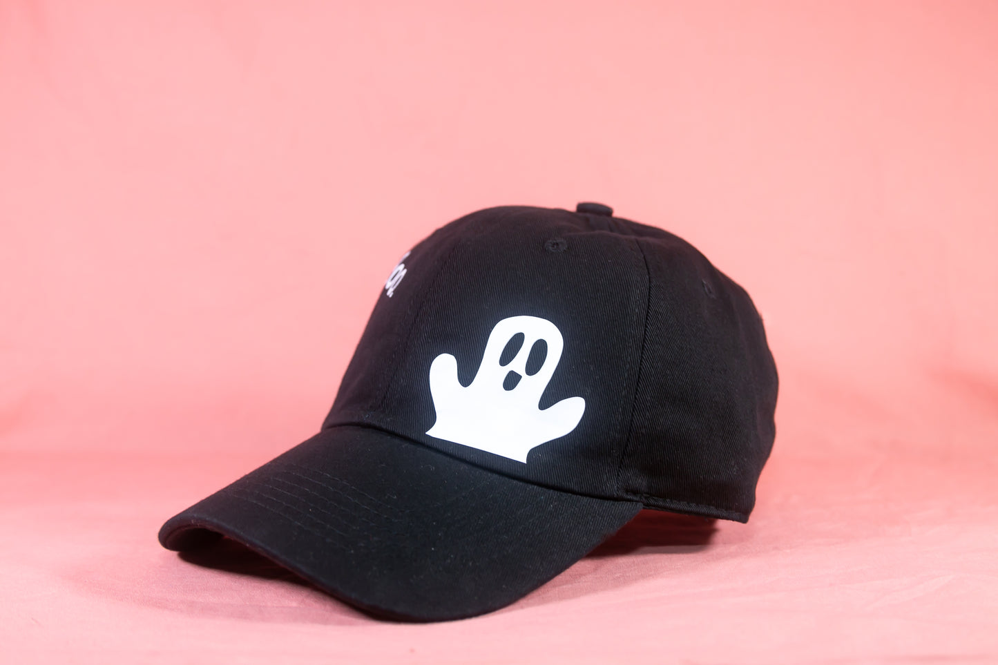 Boo Ghost Black Baseball Cap