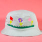 Flower Garden Green Bucket Hat