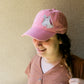 Winking Unicorn Pink Baseball Cap