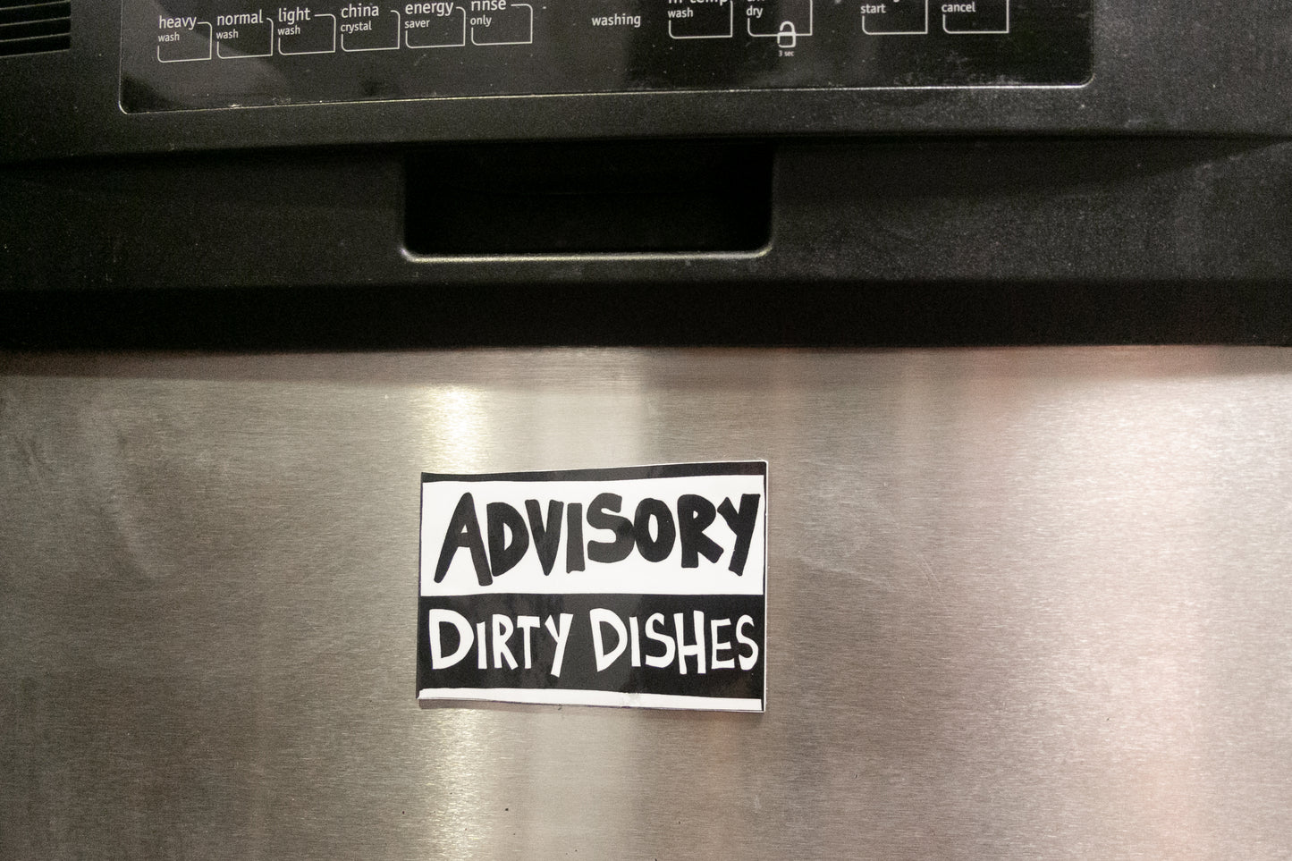 Parental Advisory Dishwasher Magnet