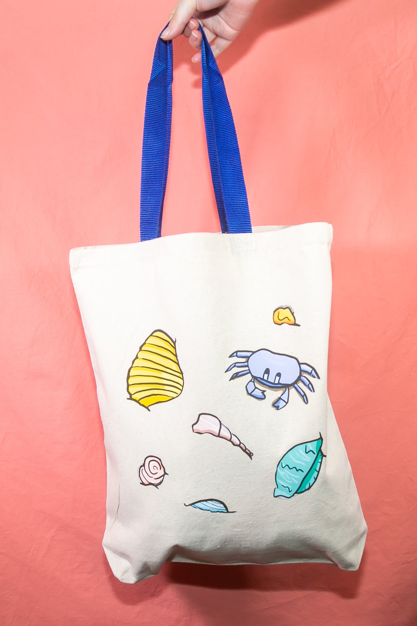 Sandy Beach Canvas Tote Bag