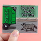 Raccoon Trash Dreams Vinyl Sticker
