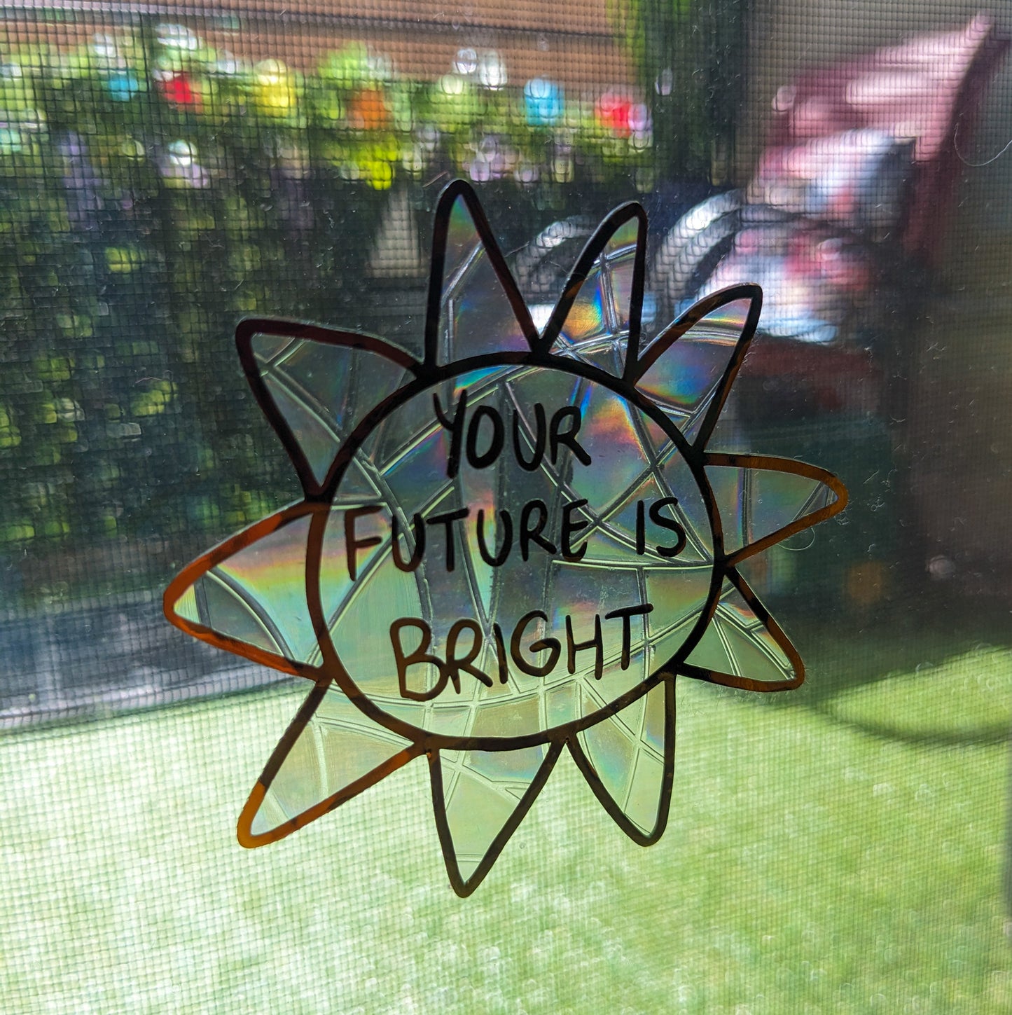 Bright Future Suncatcher Window Cling