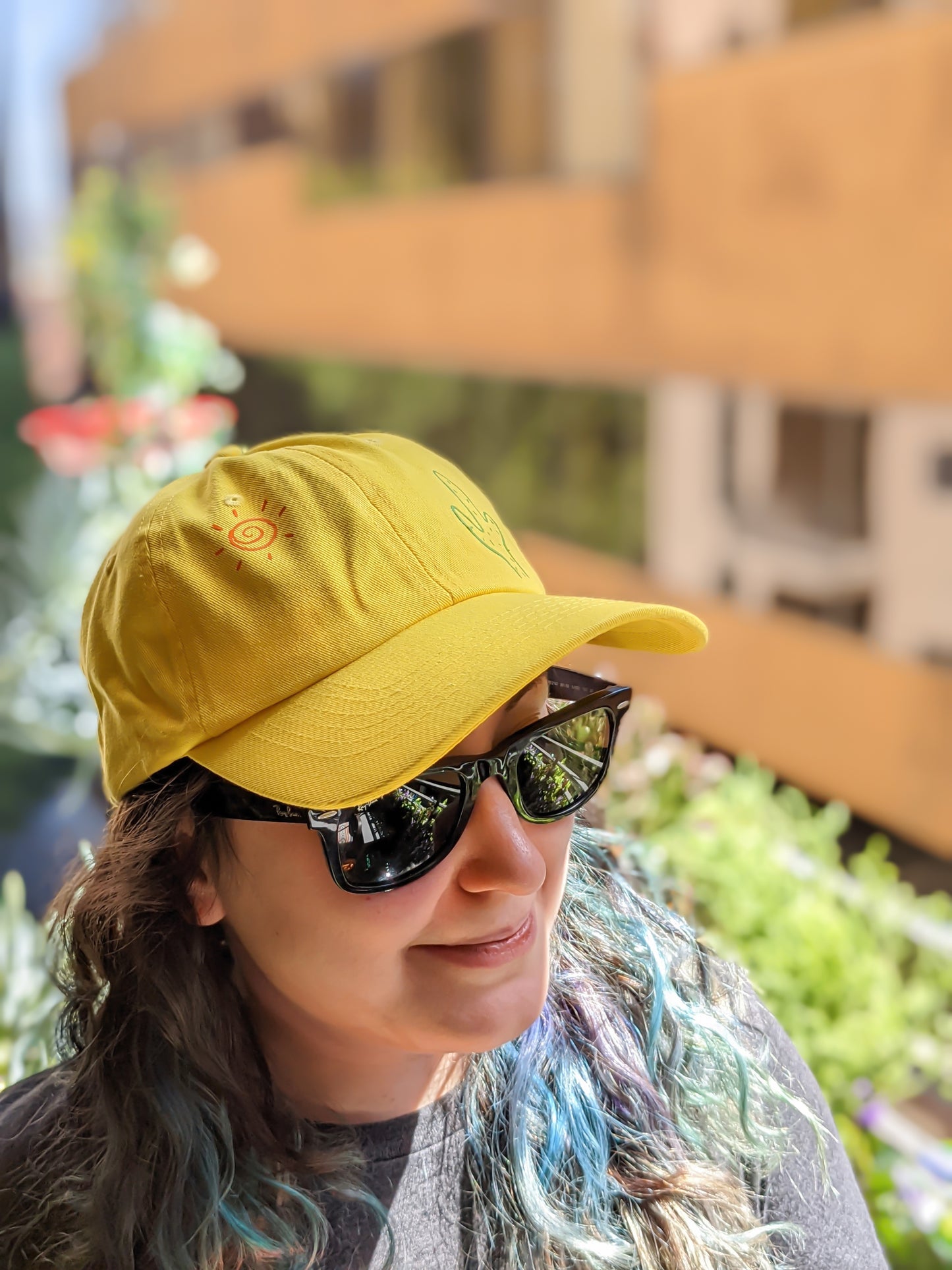 Yellow Cactus Baseball Cap