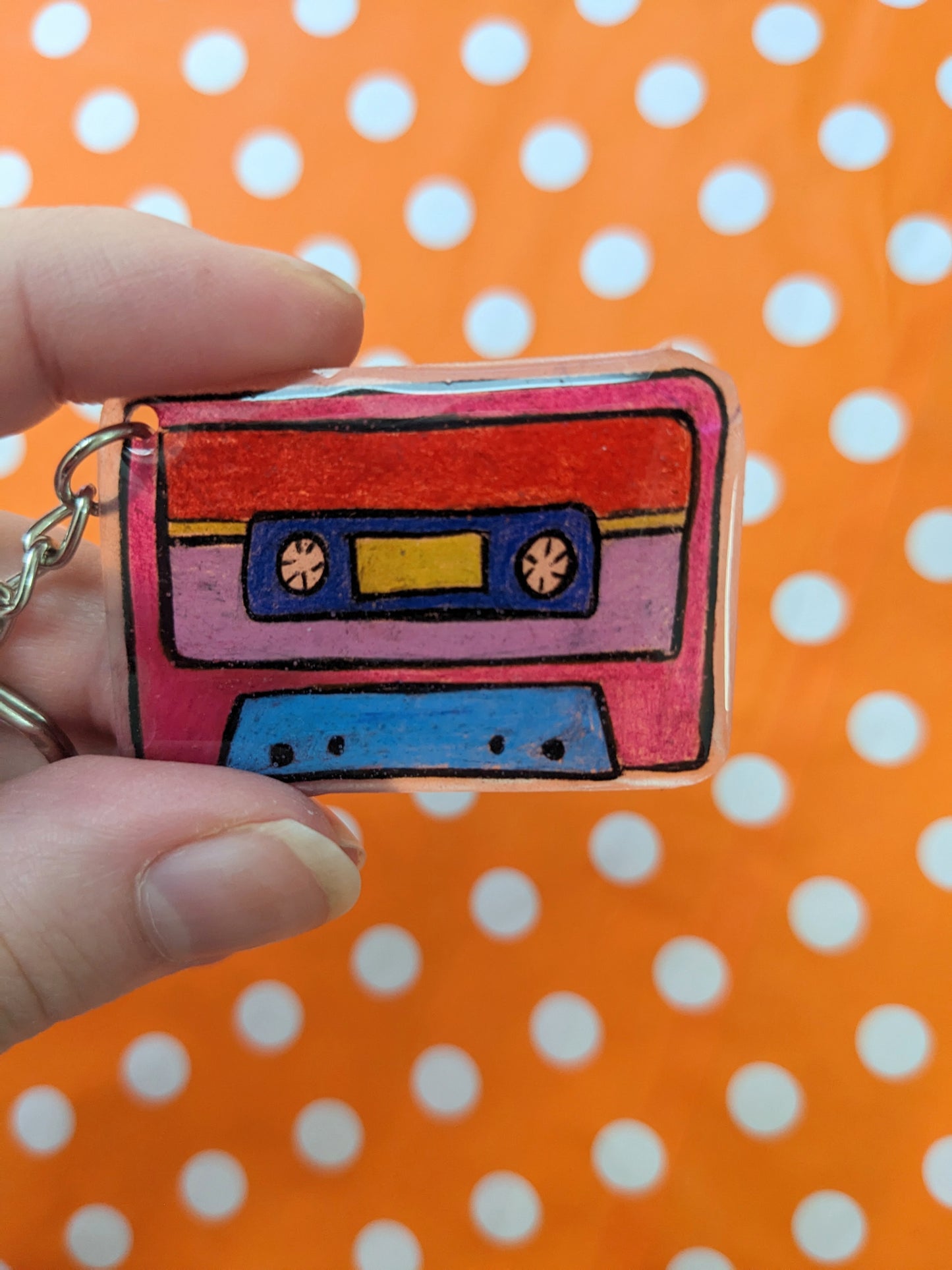 Cassette Tape Keychain