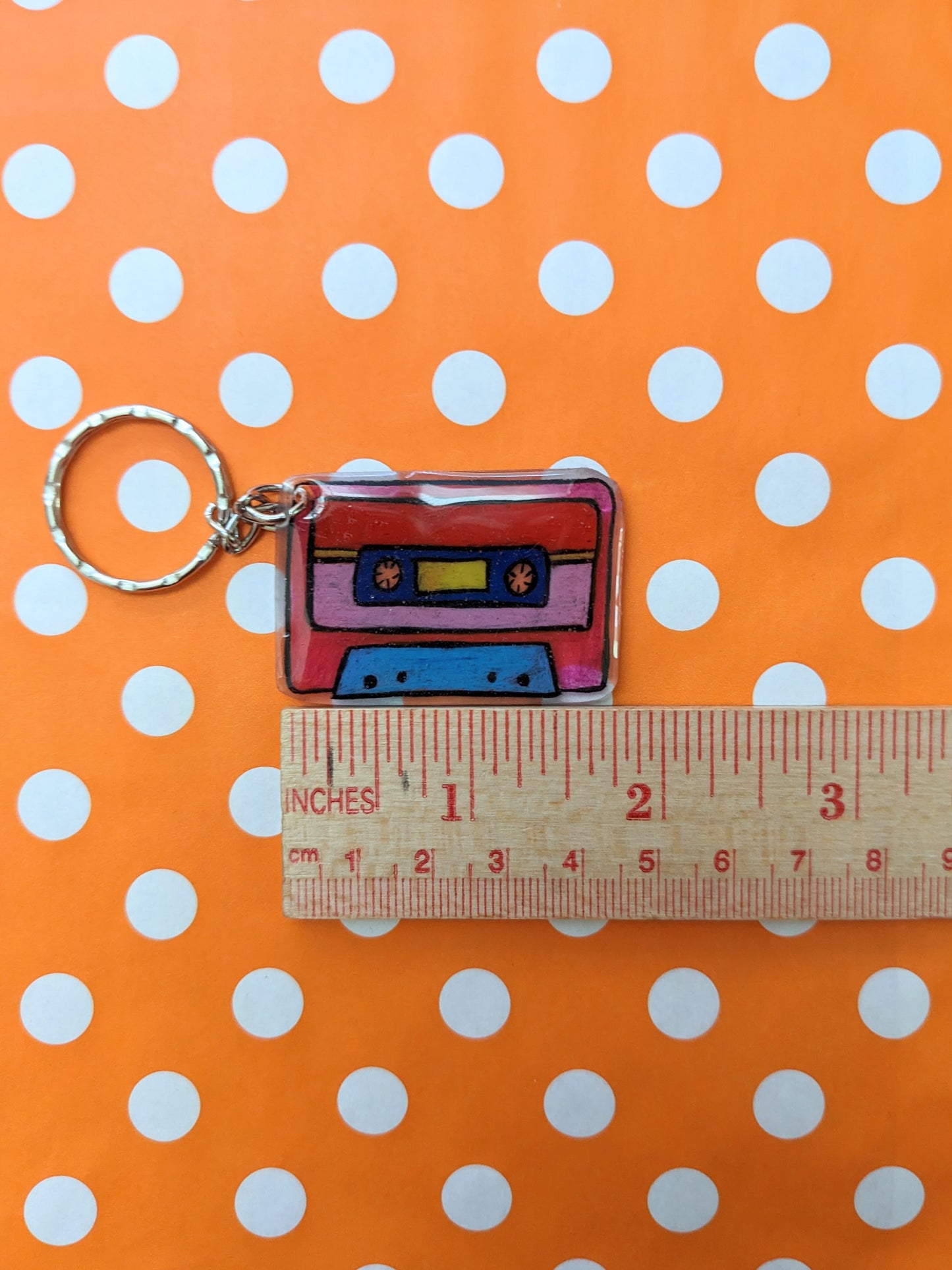 Cassette Tape Keychain