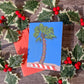 Palm Tree Beach Christmas Card