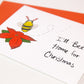 Bumble Bee Christmas Card