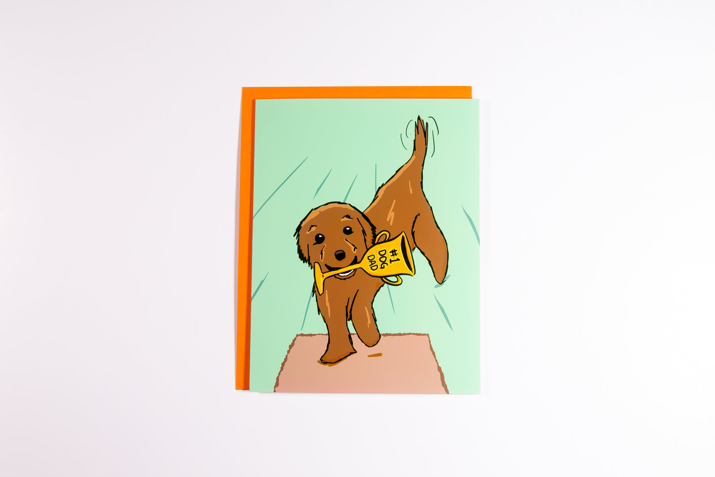 #1 Dog Dad Card