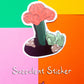 Pink Succulent Sticker