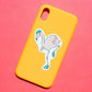 Skating Flamingo Sticker