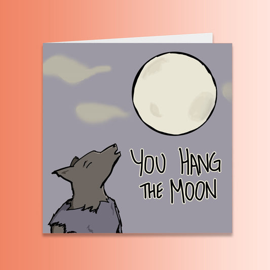 Romantic Werewolf Card