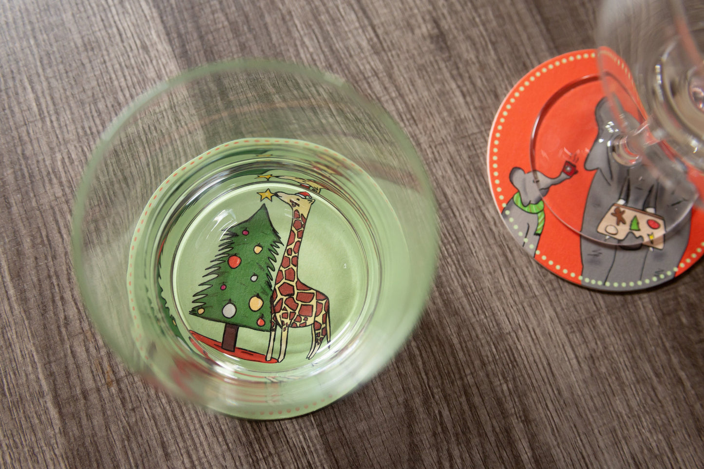 Christmas Animals Bar Coaster Set