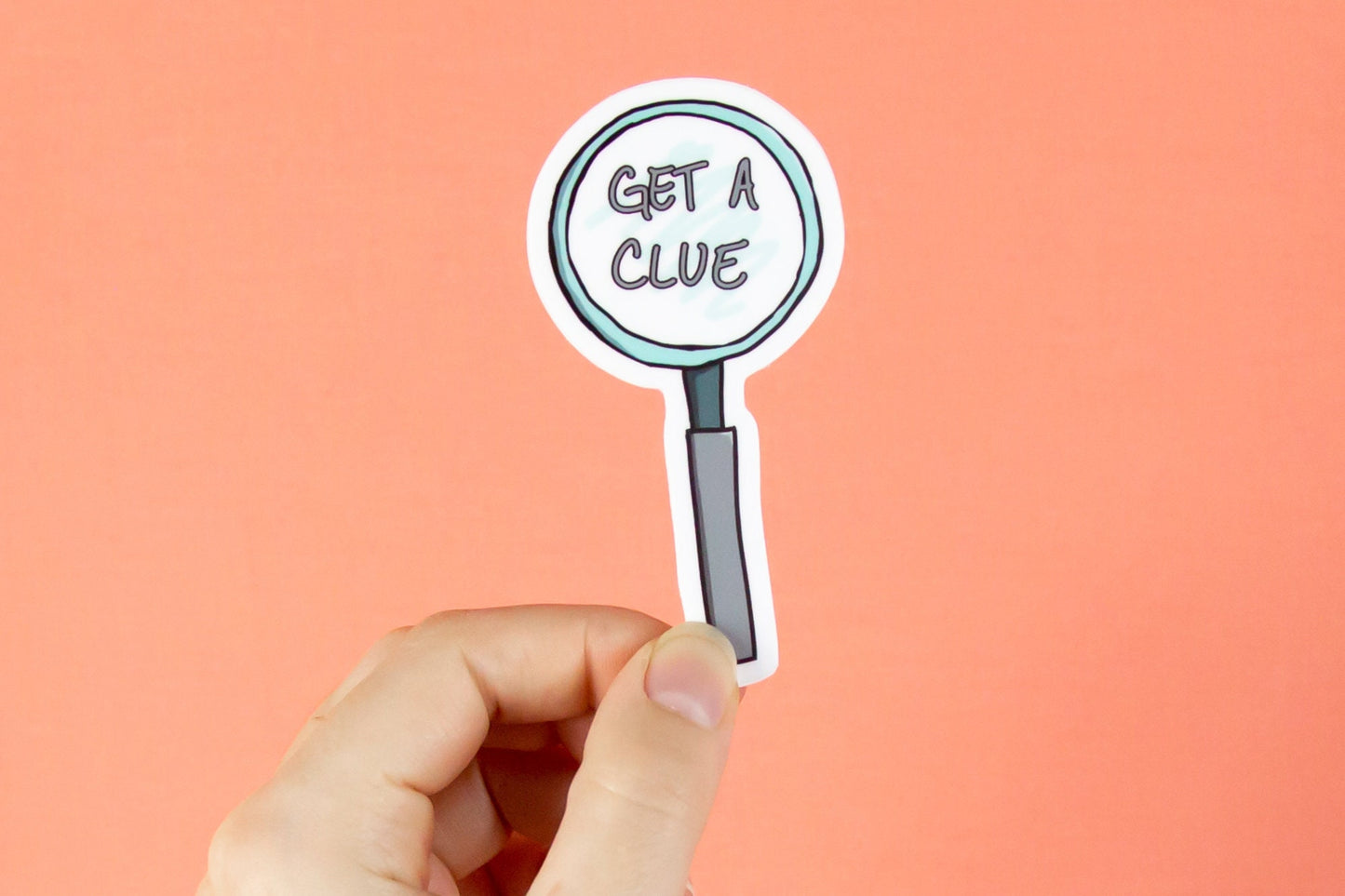 Magnifying Glass Sticker