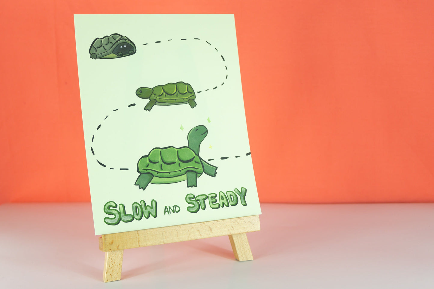 Motivational Turtle Art Print