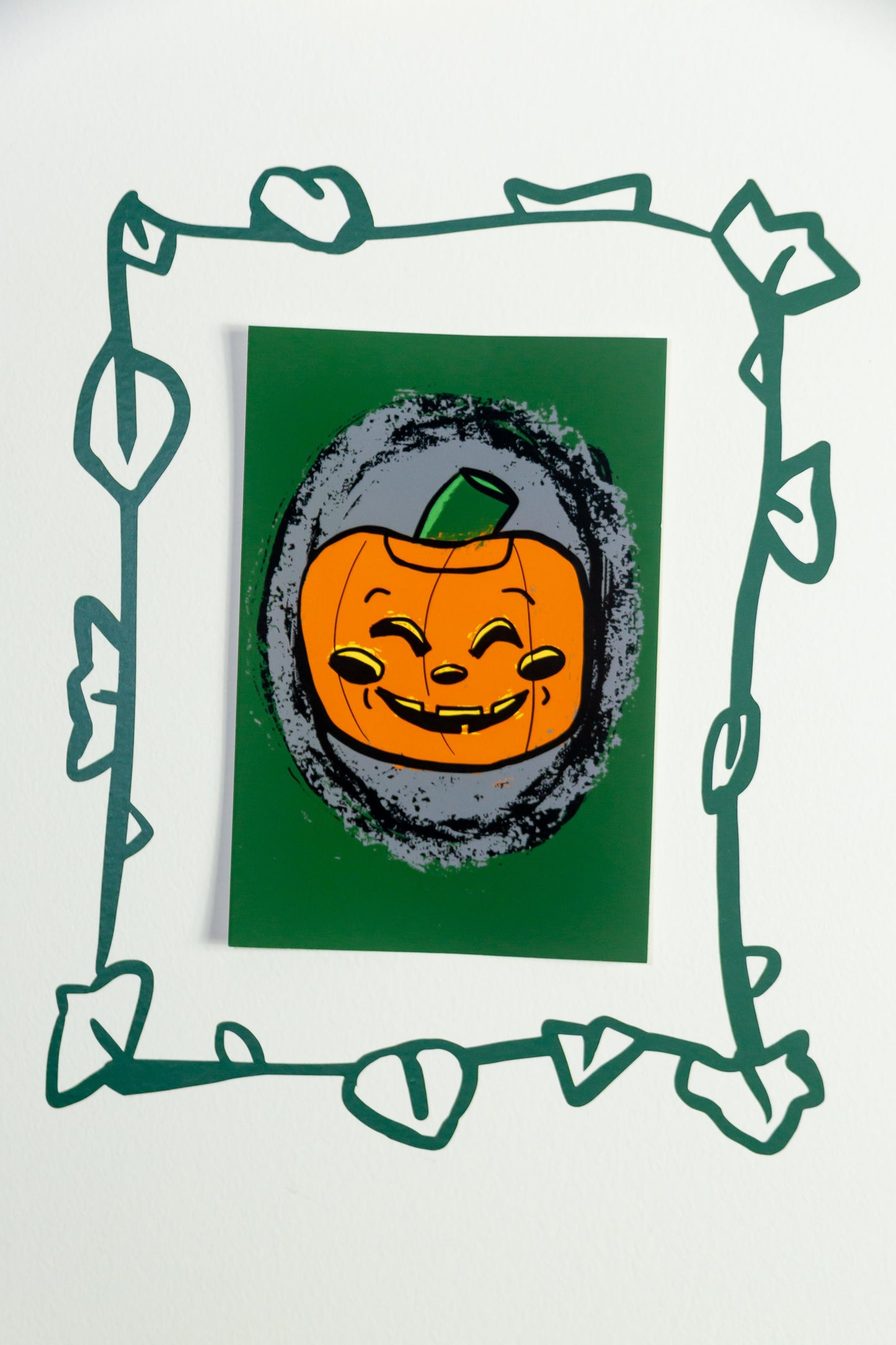 Halloween Wall Art + Vinyl Frames Set