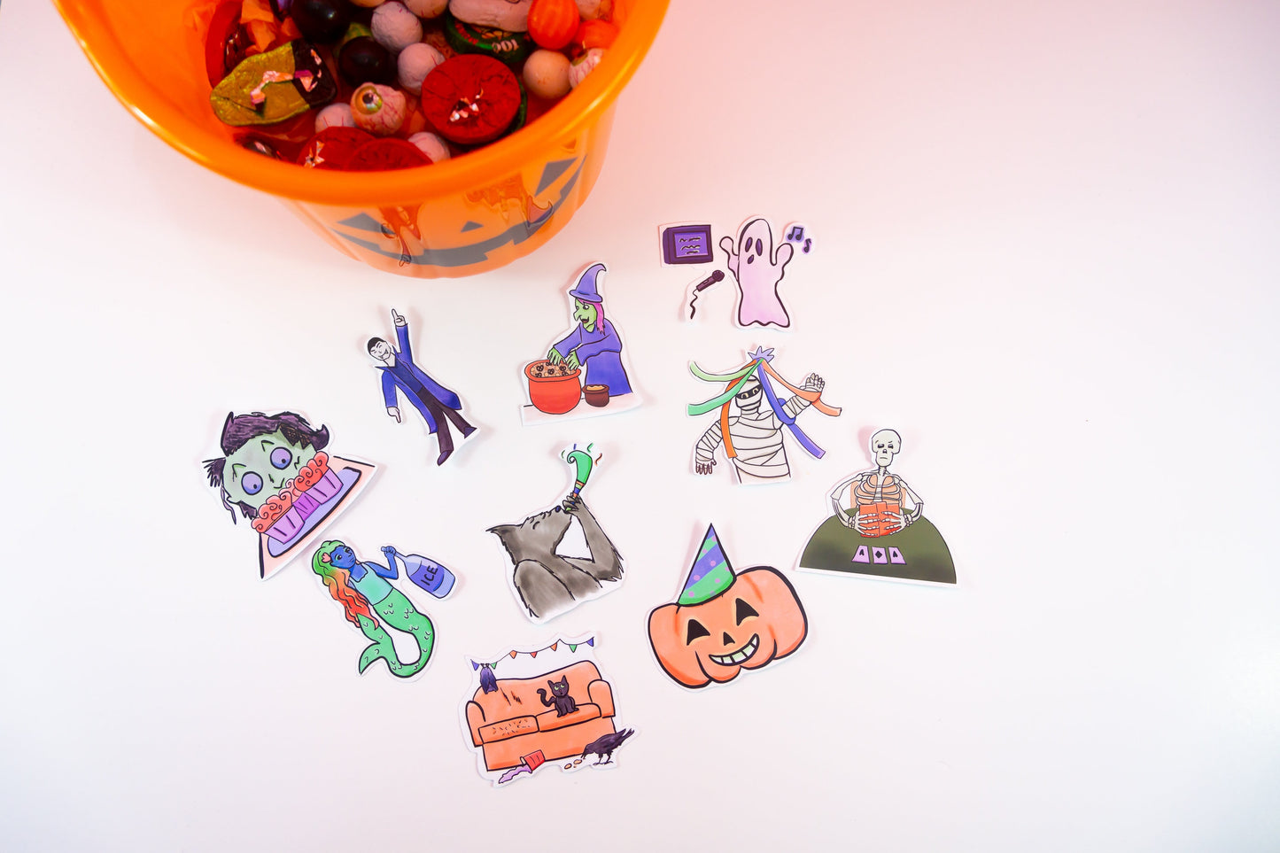Halloween Monster Sticker Pack