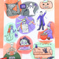 Monster Halloween Party Art Print