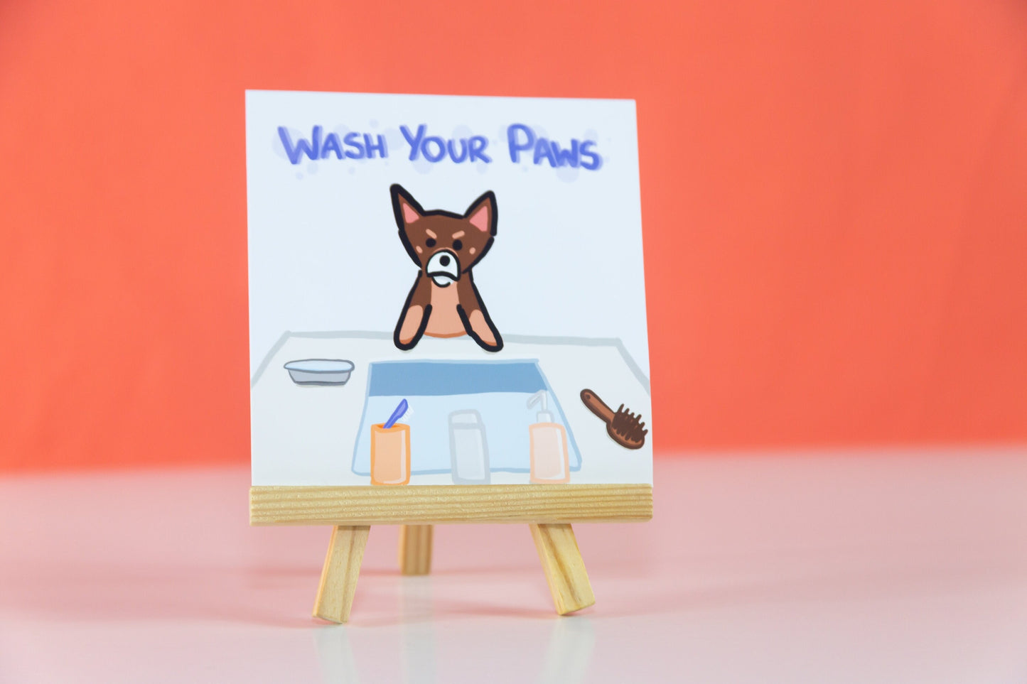 Wash Your Paws Mini Print