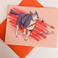 Sagittarius Dog Greeting Card